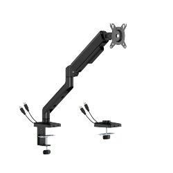 FlexPrecision Cost-Effective Mechanical Spring Monitor Arm with USB 3.0 Ports