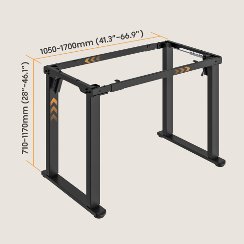 Cost-Effective Four-Leg Dual-Motor Sit-Stand Desk M13-42RE  from china(chinese)