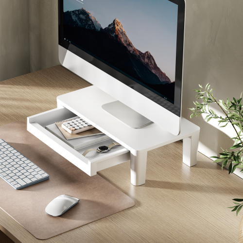 Affordable Heavy-duty Monitor Riser with Drawer STB39-02 Space reclaimed. Comfort gained. from china(chinese)
