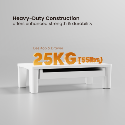 Affordable Heavy-duty Monitor Riser with Drawer STB39-02 Space reclaimed. Comfort gained. from china(chinese)
