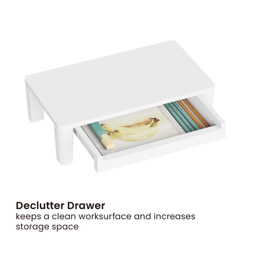 Affordable Heavy-duty Monitor Riser with Drawer STB39-02 Space reclaimed. Comfort gained. from china(chinese)