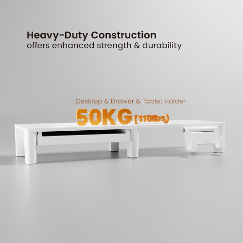 Affordable Large Heavy-duty Monitor Riser with Drawer & Holder STB39-04 Space reclaimed. Comfort gained. from china(chinese)