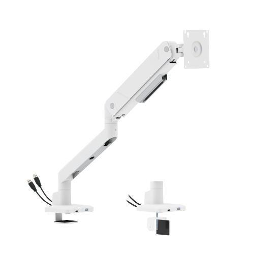 LIFTMAX Heavy-Duty Single-Screen Mechanical Spring Monitor Arm with 3.0 USB-A & USB-C Ports LDT115-C012UCE  from china(chinese)
