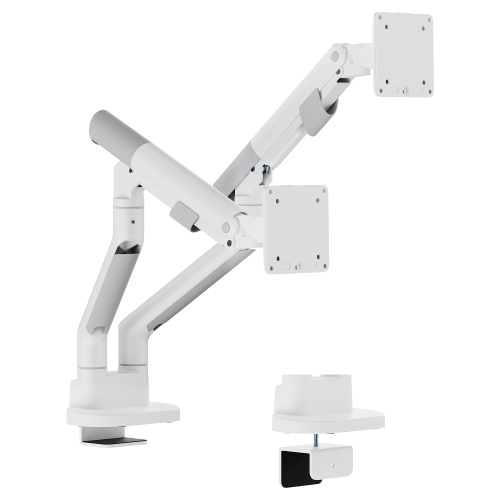 SlimBrace Dual-Screen Heavy-Duty Gas Spring Monitor Arm LDT102-C024 Balances elegance and strength. from china(chinese)