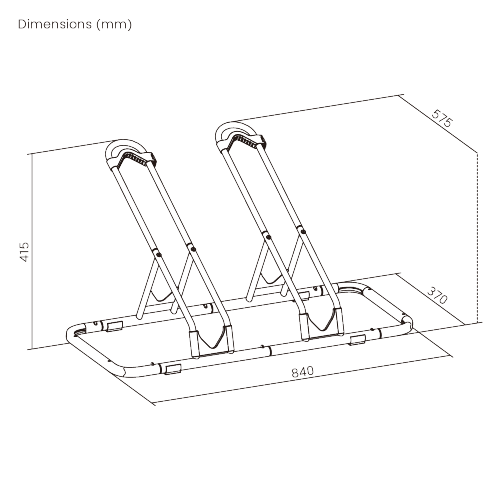 Modular Multi-Bike Floor Stand for Up to 2 Bikes LBS07-01 Store and Access Your Bike in Seconds, Anywhere from china(chinese)