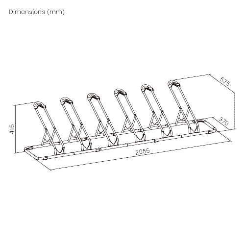 Modular Multi-Bike Floor Stand for Up to 6 Bikes LBS07-04 Store and Access Your Bike in Seconds, Anywhere from china(chinese)