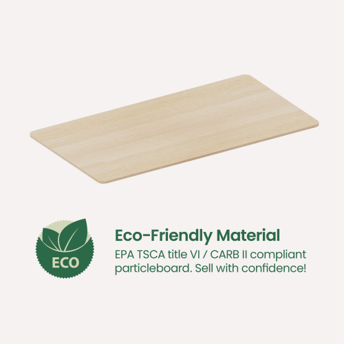 1500x800mm Cost-Effective Wood Table Top TP15080RE  for Four-Leg Desks (compatible with M13-42RE) from china(chinese)