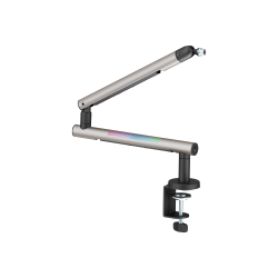 Aluminum Low Profile RGB Microphone Boom Arm