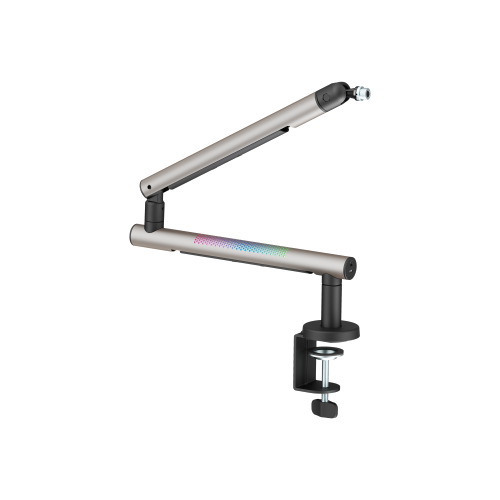 Aluminum Low Profile RGB Microphone Boom Arm MDS23-2L Precision CNC Aluminum Meets Dynamic Point-Source Glow from china(chinese)