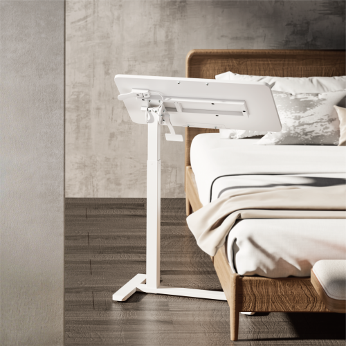 Mobile Gas Spring Side Table with Tiltable Tabletop FMT02-10 Effortless Mobility, Flexible Comfort from china(chinese)