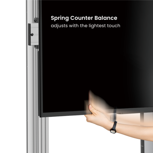 インタラクティブディスプレイ用高さ調節可能なカート TTF09H-90FW 70"-90"ディスプレイ用 from china(chinese)