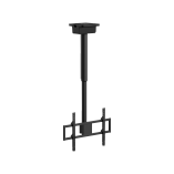 Motorized Swivel TV Ceiling Mount with Stepless Height Adjustment