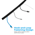 Flexible Cable Wrap Sleeve with Hook and Loop Fastener (85mm/3.3" Width )