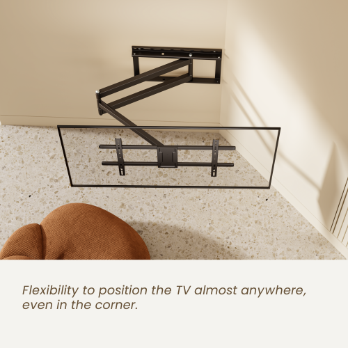 Outdoor Weather-Proof Full-Motion TV Wall Mount with Extra Long Arm LPA84-463XLW For most 43”~80” TVs from china(chinese)