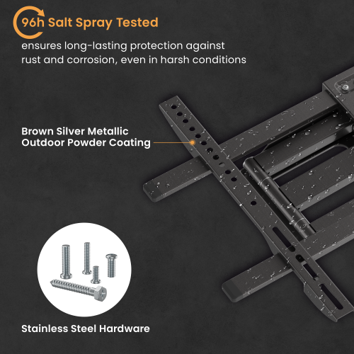 Outdoor Weather-Proof Full-Motion TV Wall Mount LPA69-466W For most 37”~86” TVs from china(chinese)