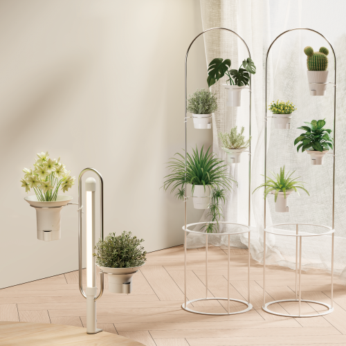 Indoor Desktop Clamp-On Plant Stand with LED Light PS01-1C Combine with LUMI’s planters for a cleaner, more elegant way to grow. from china(chinese)