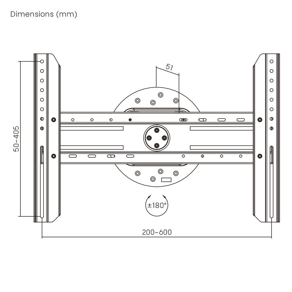 Machine Operating Panel Rotation Mounting 360° Rotate Wall Mount for Flat Panel Display Supplier and Manufacturer ...