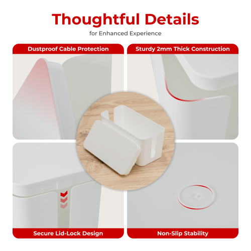Cable Management Box (Small) 0303PLM06 Ideal Solution to Organize Tangled Cable from china(chinese)