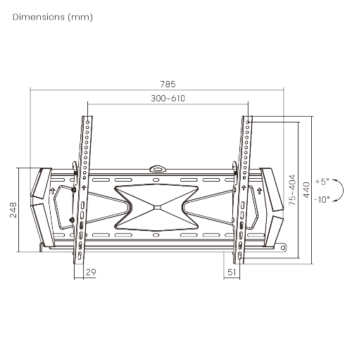 Anti-theft Heavy-duty Tilting Curved & Flat Panel TV Wall Mount LP29-46T For most 37''-80" curved & flat panel TVs from china(chinese)