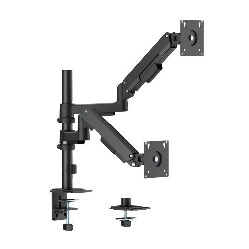 Affordable Dual-Screen Pole-Mounted Mechanical Spring Monitor Arm LDT113-C024PE  from china(chinese)