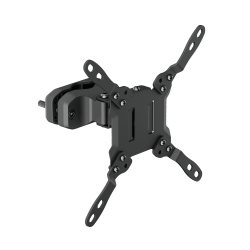 Pivot TV/Monitor Pole Mount with Extension Adapter Arms