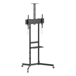 Economy Steel TV Cart with Camera Shelf