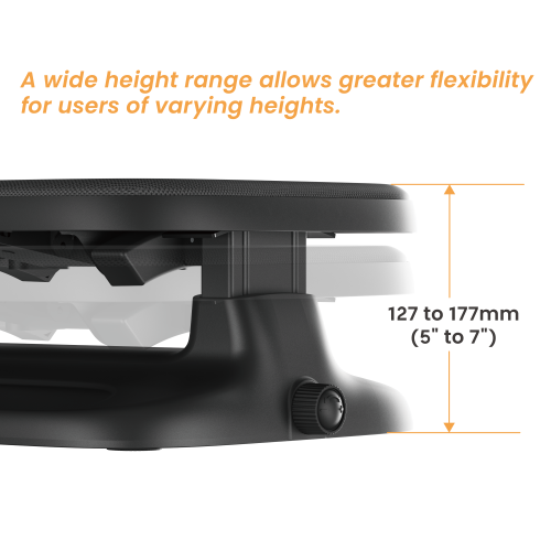 Stepless Adjustable Footrest (with Soft Cushion) FR18-01 Experience endless adjustable comfort that fits you. from china(chinese)