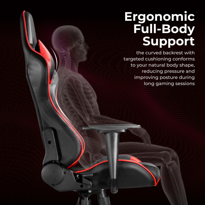 PU Leather Gaming Chairs with Headrest and Lumbar Support CH06-12 Design for gaming/relaxing/napping from china(chinese)