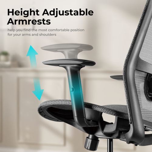 Ergonomic Mesh Office Chair with Headrest CH05-18 Sit Healthier, Work More Focused from china(chinese)