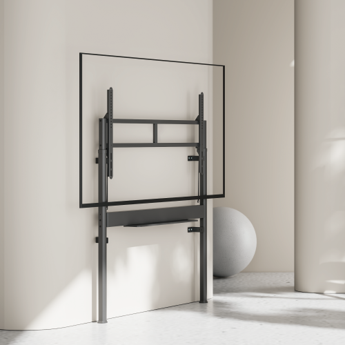 SlimLift Motorized Height Adjustable Heavy‑Duty Wall‑Mounted Stand TTF19S-612FR Holds TVs up to 110 inch /  120 kg (264 lbs) from china(chinese)