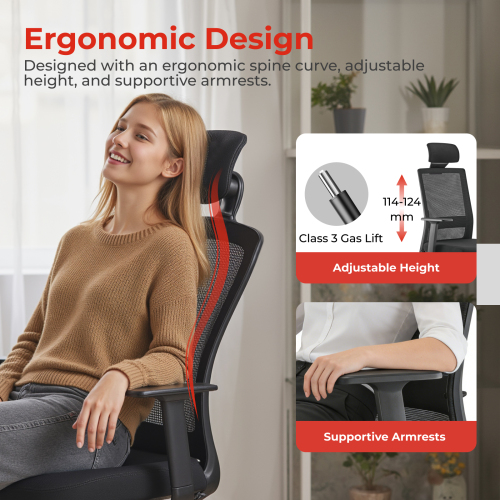 Ergonomic Office Chair CH05-37 Good Posture Enhances Focus from china(chinese)