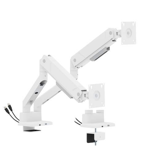 LIFTMAX Heavy-Duty Dual-Screen Gas Spring Monitor Arm with 3.0 USB-A & USB-C Ports  LDT115-C024UC  from china(chinese)