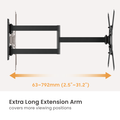 ExtendMax Full-Motion TV Wall Mount LPA95-443L Enjoy cross-room viewing at an accessible price. from china(chinese)