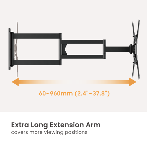 ExtendMax Full-Motion TV Wall Mount LPA95-445XL  Enjoy cross-room viewing at an accessible price. from china(chinese)
