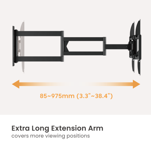 ExtendMax Full-Motion TV Wall Mount LPA95-465XL Enjoy cross-room viewing at an accessible price. from china(chinese)