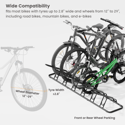 Modular Multi-Bike Floor Stand for Up to 6 Bikes LBS07-04 Store and Access Your Bike in Seconds, Anywhere from china(chinese)