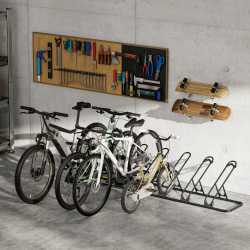 Modular Multi-Bike Floor Stand for Up to 6 Bikes
