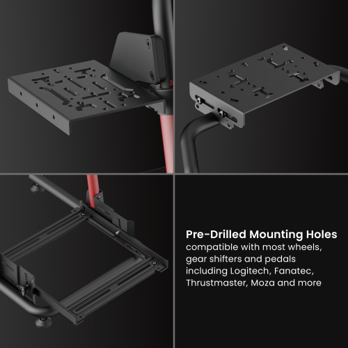  Elite Racing Simulator Cockpit LRS17-BS01 Handles Direct Drive wheels up to 12Nm and heavy-duty pedals. from china(chinese)