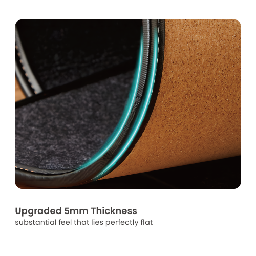  Dual-Sided Desk Pad (PU Stitched Edges) MP07-22 Switch between eco-friendly natural cork and soft felt from china(chinese)