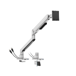 Premium Heavy-Duty Mechanical Spring Single Monitor Arm with USB-A/USB-C Ports