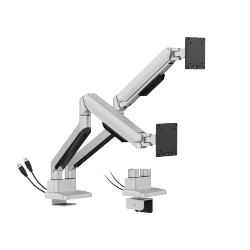 Premium Heavy-Duty Mechanical Spring Dual Monitor Arm 