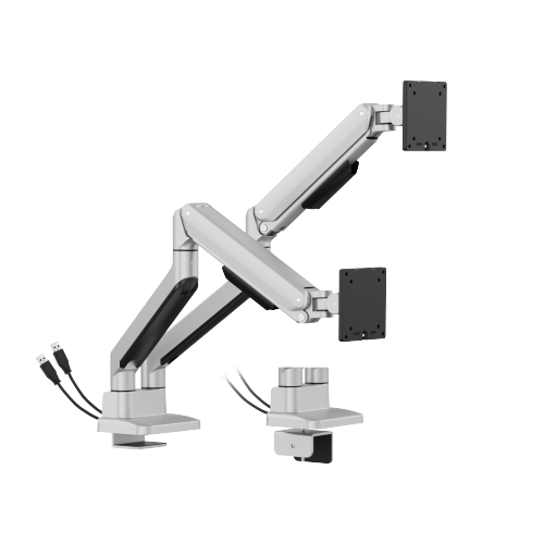 Premium Heavy-Duty Mechanical Spring Dual Monitor Arm  LDT107-C024UC Seamless adjustments, exceptional performance. from china(chinese)