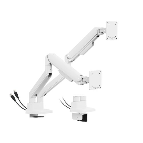 Premium Heavy-Duty Mechanical Spring Dual Monitor Arm  LDT107-C024UC Seamless adjustments, exceptional performance. from china(chinese)