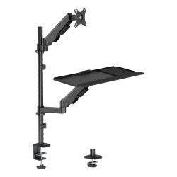  Advanced Single Screen Gas Spring Sit-Stand Workstation
