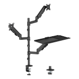  Advanced Dual Screen Gas Spring Sit-Stand Workstation