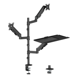  Advanced Dual Screen Gas Spring Sit-Stand Workstation
