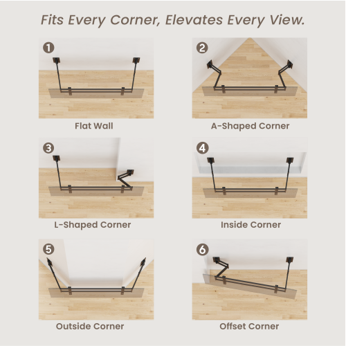 Slim-Profile Heavy-Duty Full Motion TV Mount LPA93-6108D Elegantly sleek with the strength built for oversized TVs. from china(chinese)