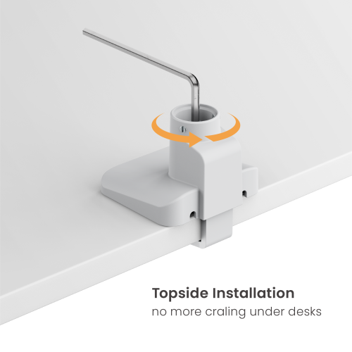 Dual Screen Pole-Mounted Premium Mechanical Spring Monitor Arm with 3.0 USB Ports  LDT104-C024UCP  from china(chinese)