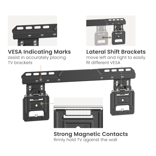 Vista Ultra Slim Fixed TV Wall Mount LED21-44 9mm (0.35“) ultra-thin, strong enough for screens up to 75“/75kg (165lbs). from china(chinese)