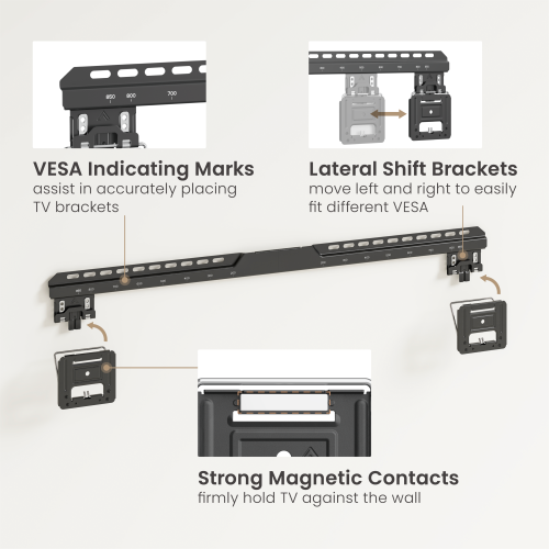  Vista Ultra Slim Fixed TV Wall Mount LED21-86 9mm (0.35“) ultra-thin, strong enough for screens up to 100“/75kg (165lbs). from china(chinese)